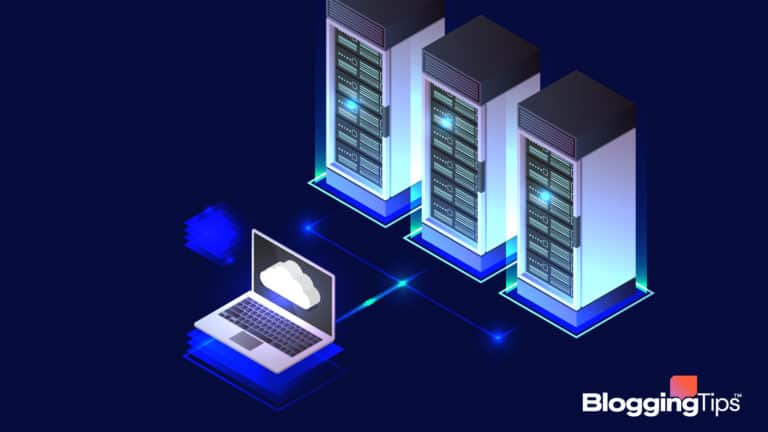 vector graphic showing an illustration of elements related to dedicated hosting